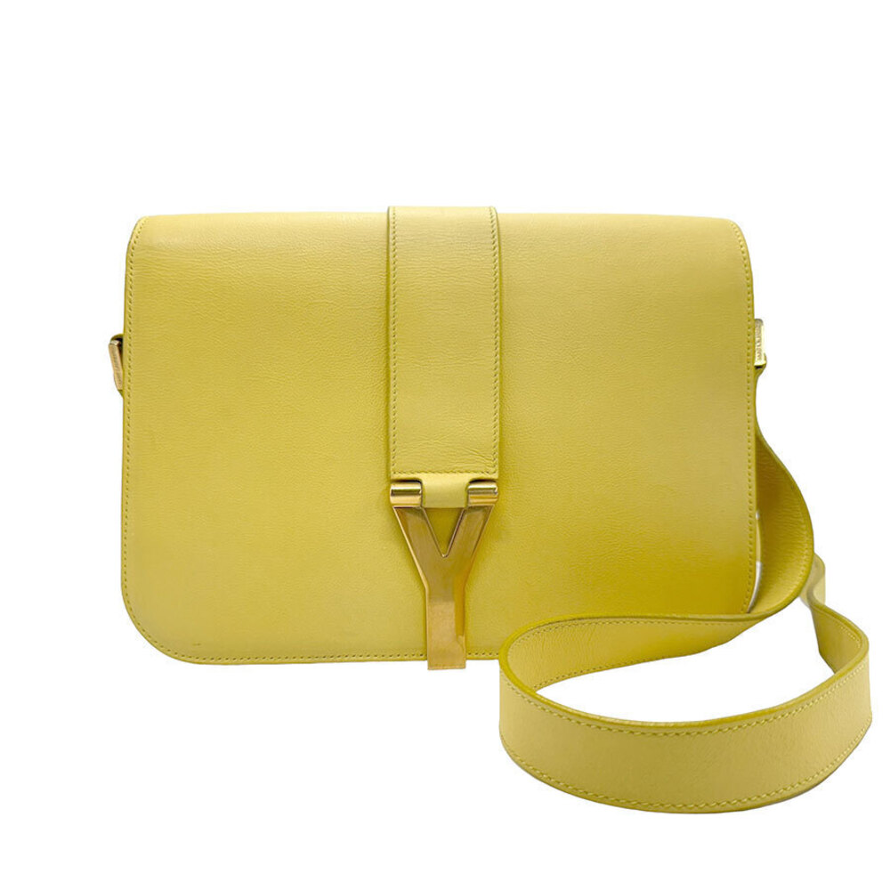 Saint Laurent shoulder bag Y leather yellow